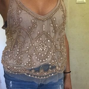 Forever 21 sequin blouse